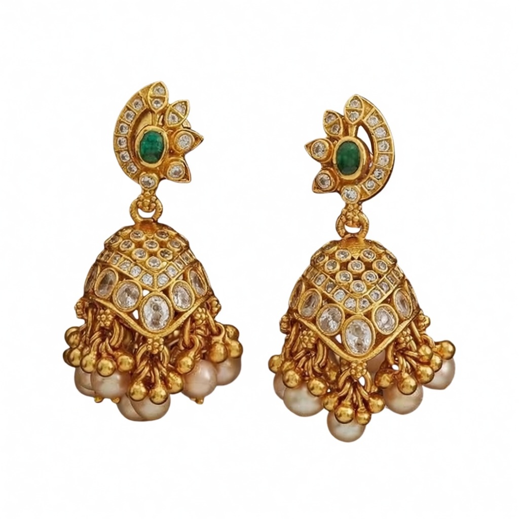 Gold Jhumkay